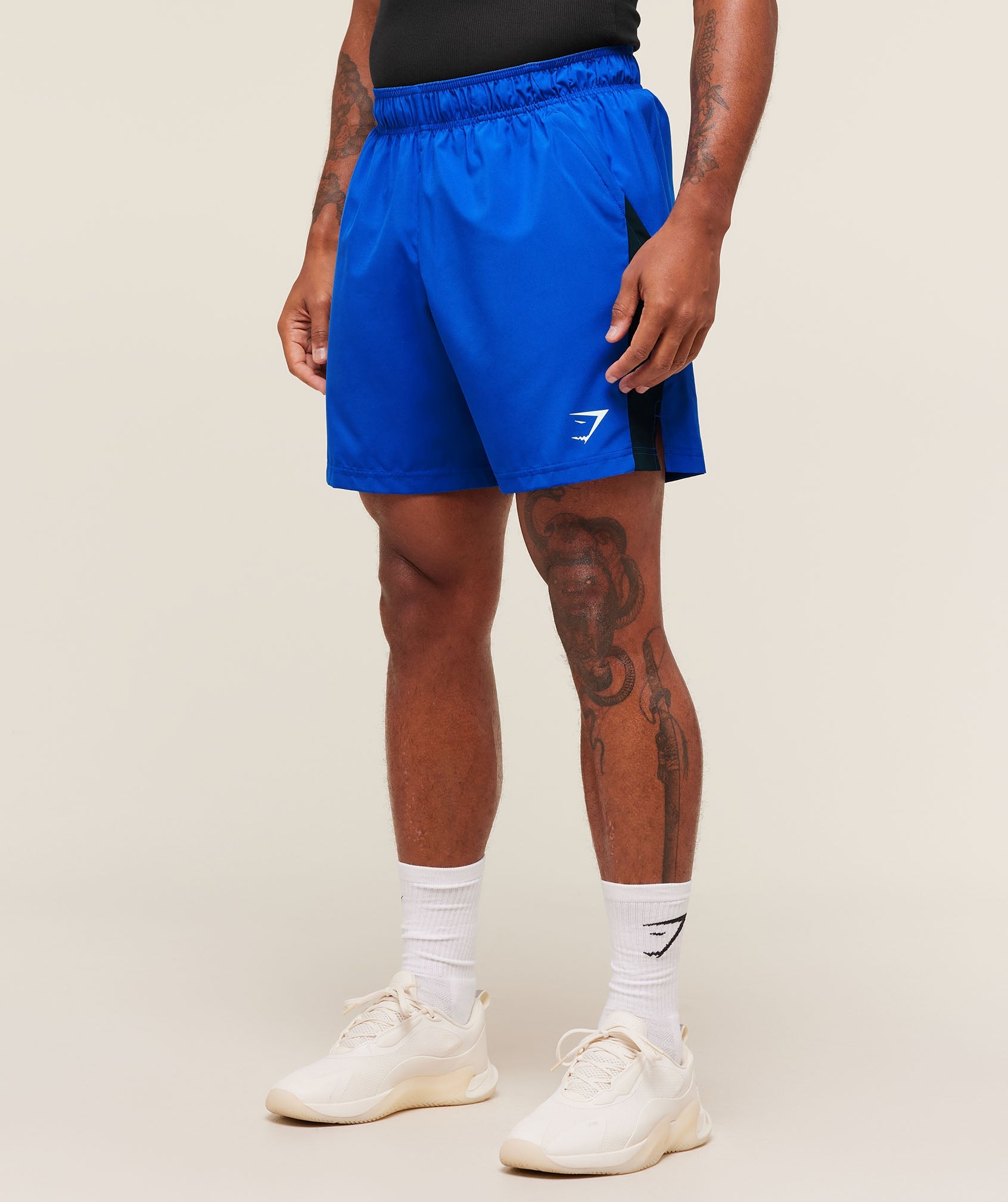 Gymshark Sport  7" Shorts - Athletic Blue/Black