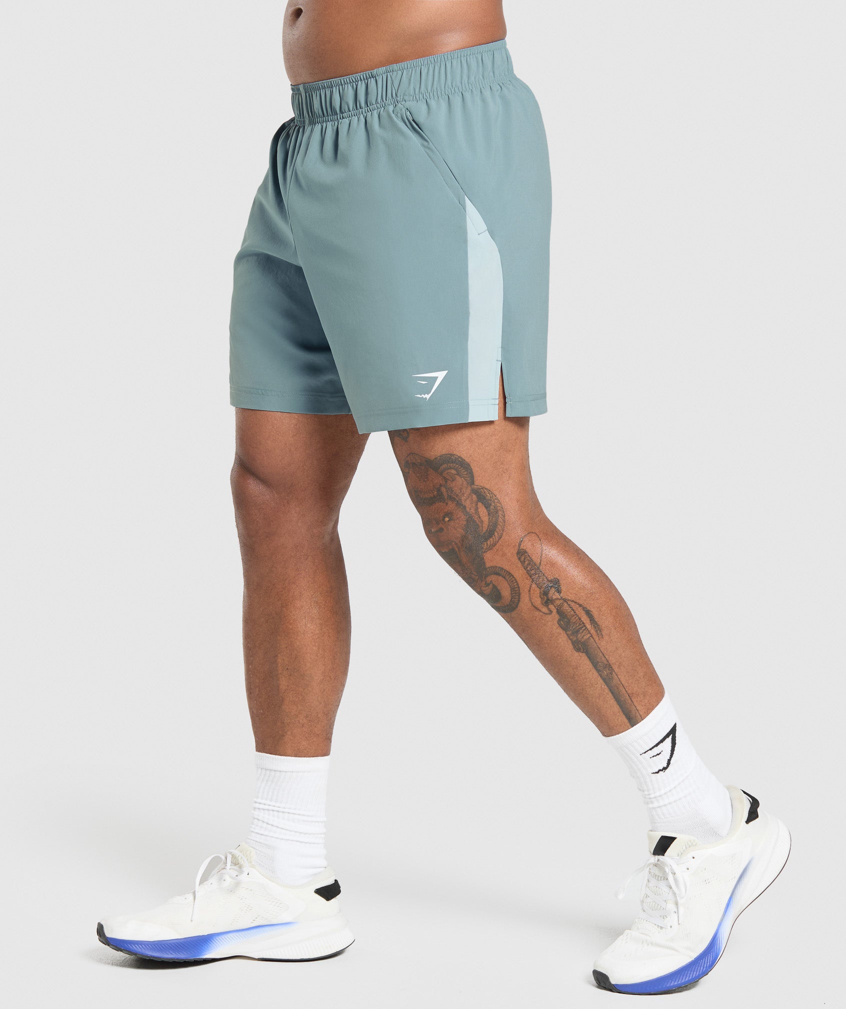 Gymshark Sport  7" Shorts - Rest Blue/Cool Blue