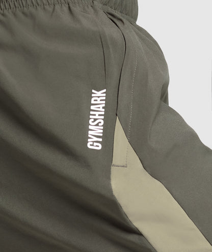Gymshark Sport  7" Shorts - Strength Green/Utility Green