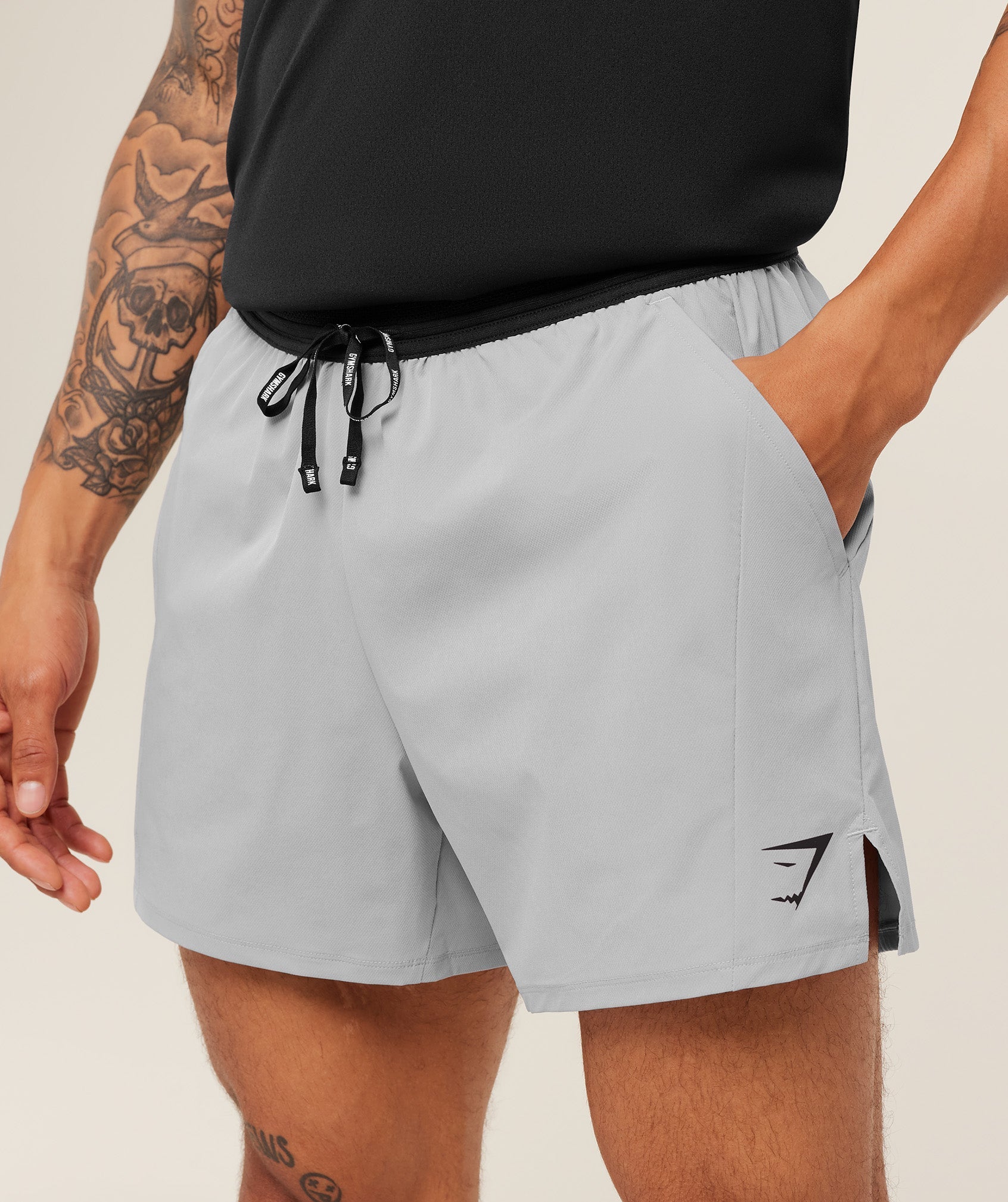 Gymshark Weekend Shorts -  Stratus Grey