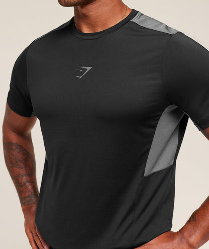 Gymshark Sport T-Shirt - Black/Dark Grey