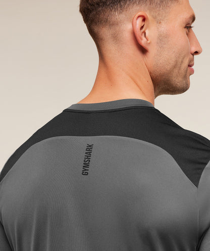 Gymshark Sport T-Shirt - Dark Grey/Black