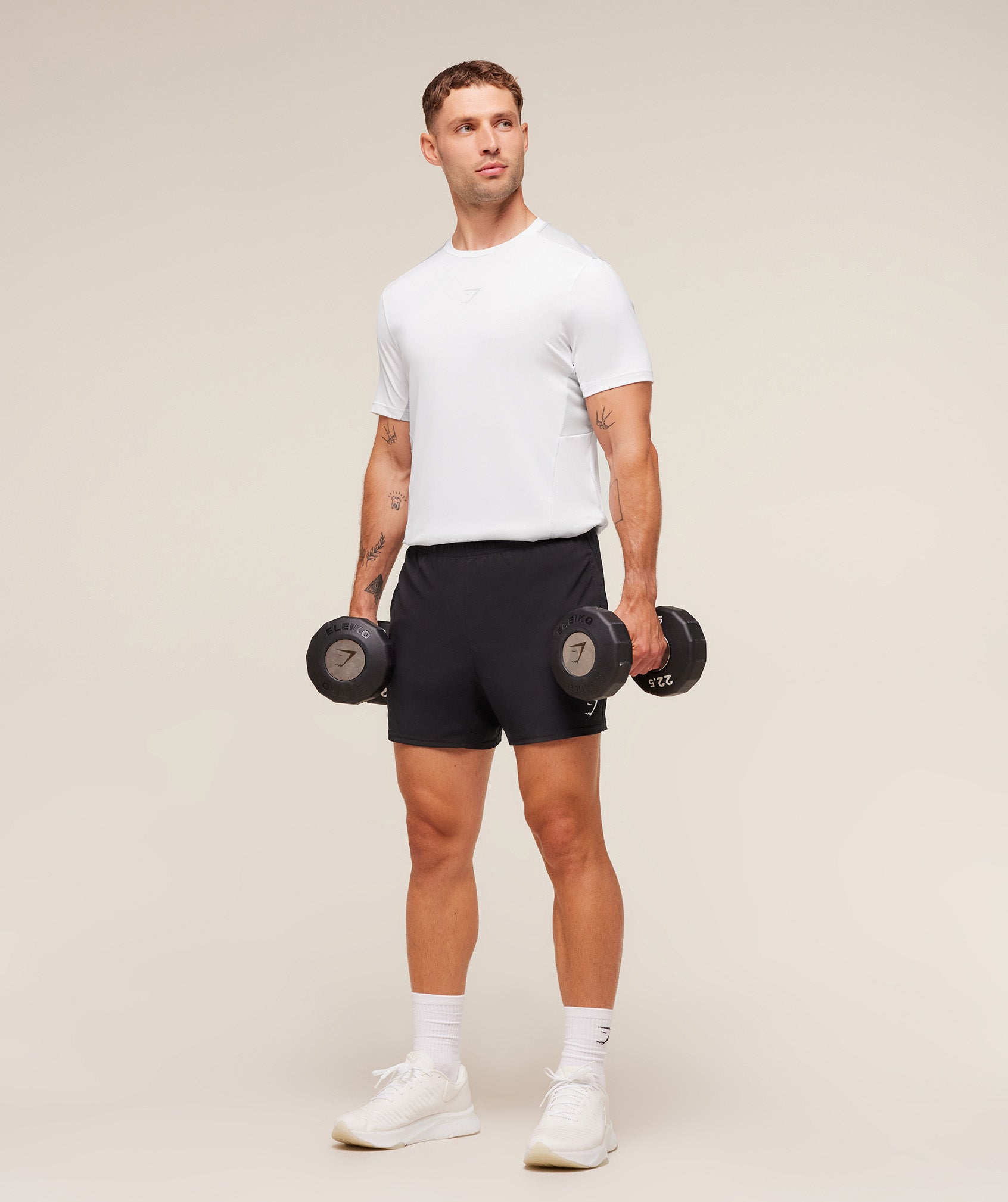 Gymshark Sport T-Shirt - White/Light Grey