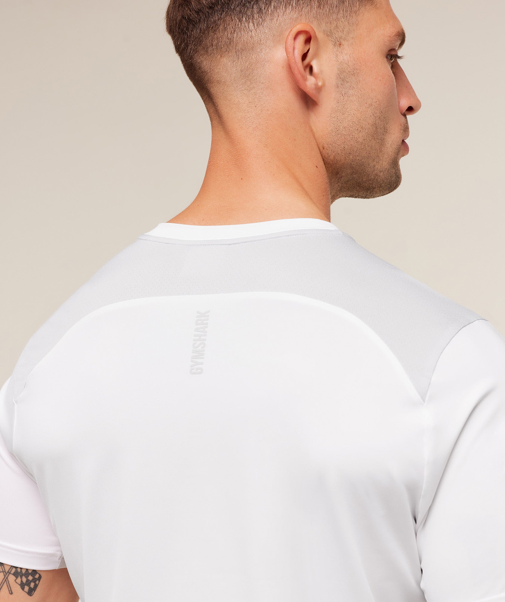 Gymshark Sport T-Shirt - White/Light Grey