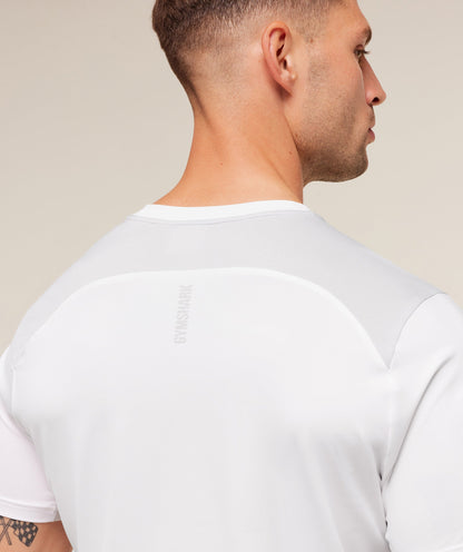 Gymshark Sport T-Shirt - White/Light Grey