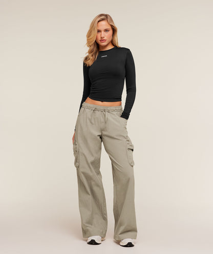 Gymshark Cargo Pant - Linen Brown