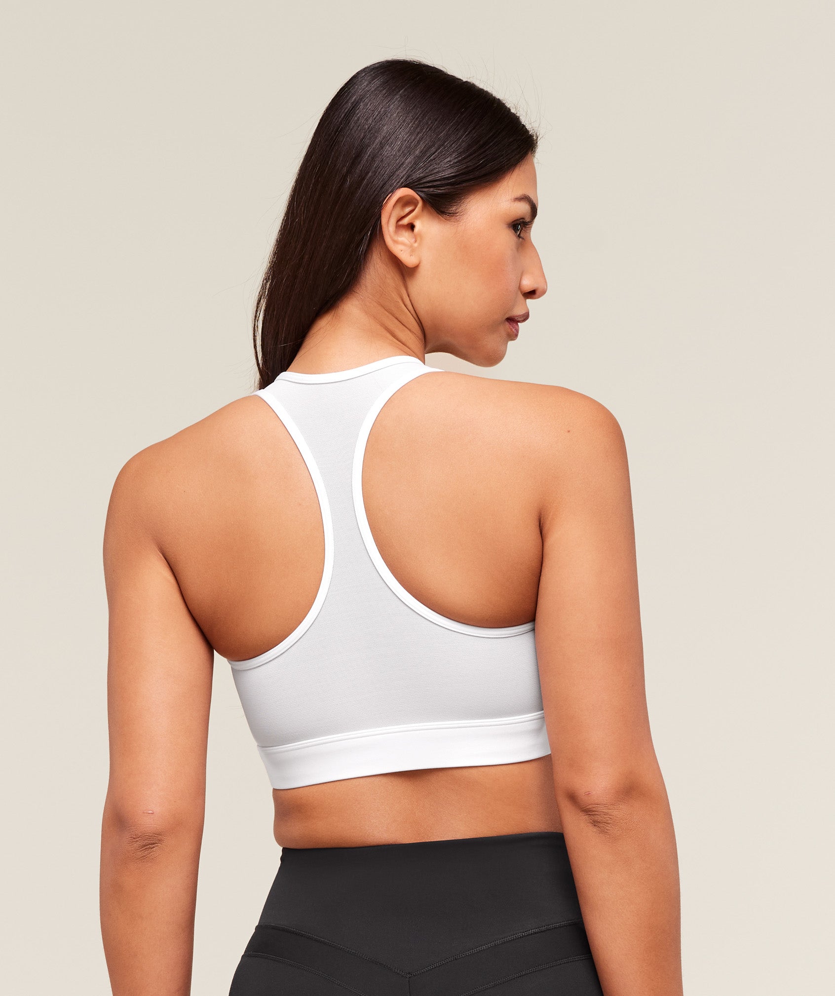Gymshark Square Neck Sports Bra - White