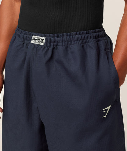 Gymshark Straight Leg Pumper Pants - Heavy Blue