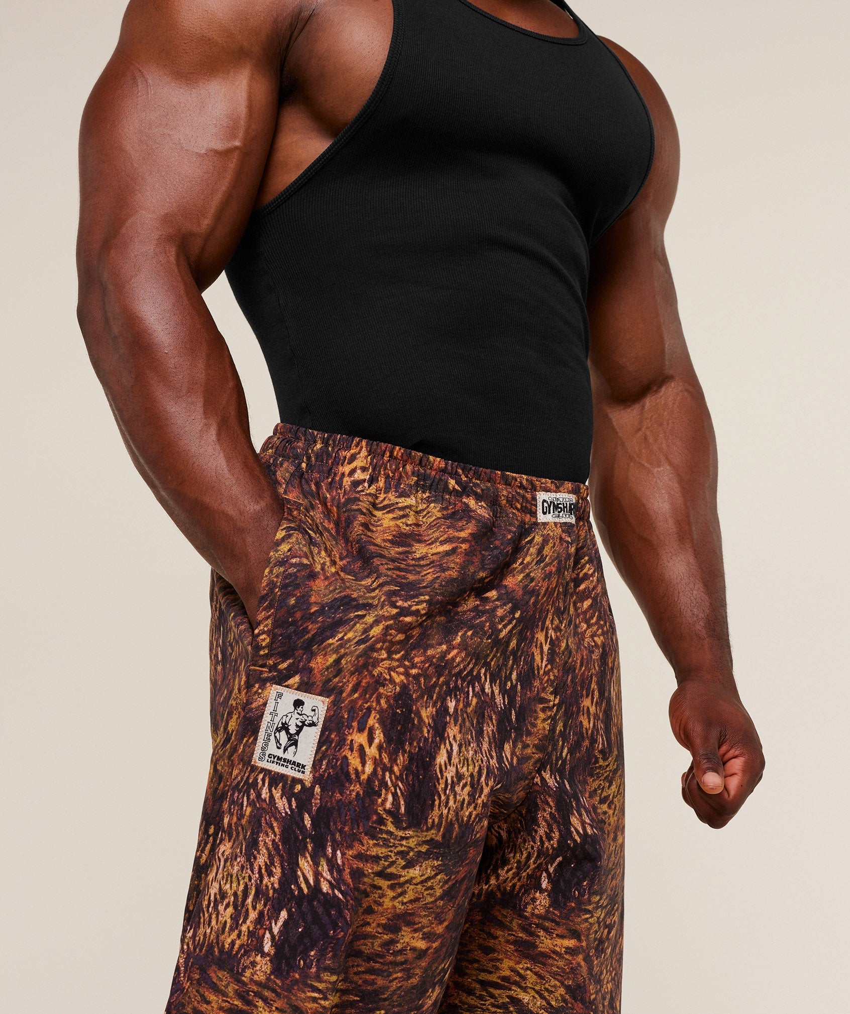 Gymshark Straight Leg Pumper Pants - Spiced Brown
