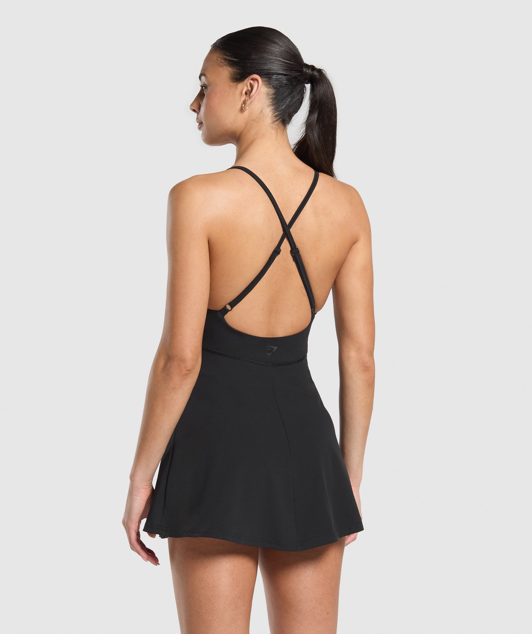 Gymshark Strappy 2-in-1 Dress - Black