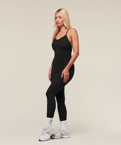 Gymshark Strappy All in one Full length - Black/White