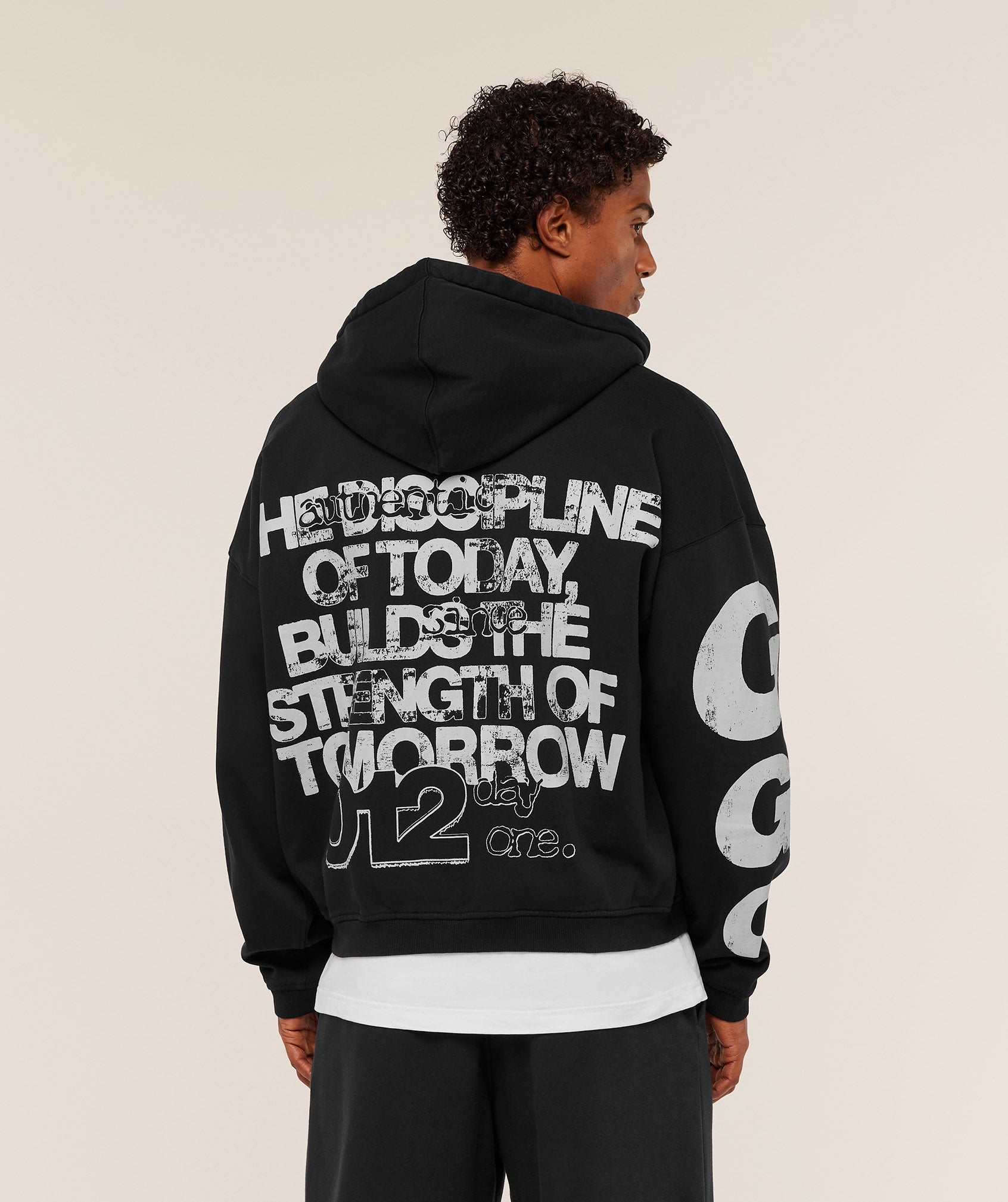 Gymshark Strength Of Tomorrow Zip Up Hoodie - Black