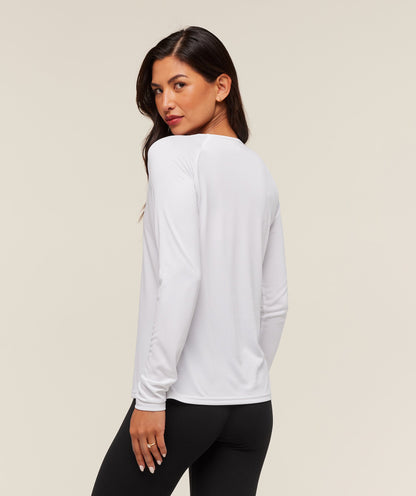 Gymshark Training Long Sleeve Top - White
