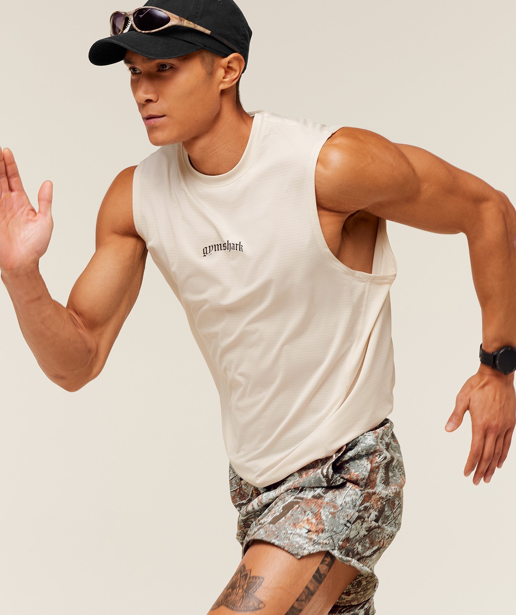 Gymshark Tactical 6" Shorts - Linen Brown