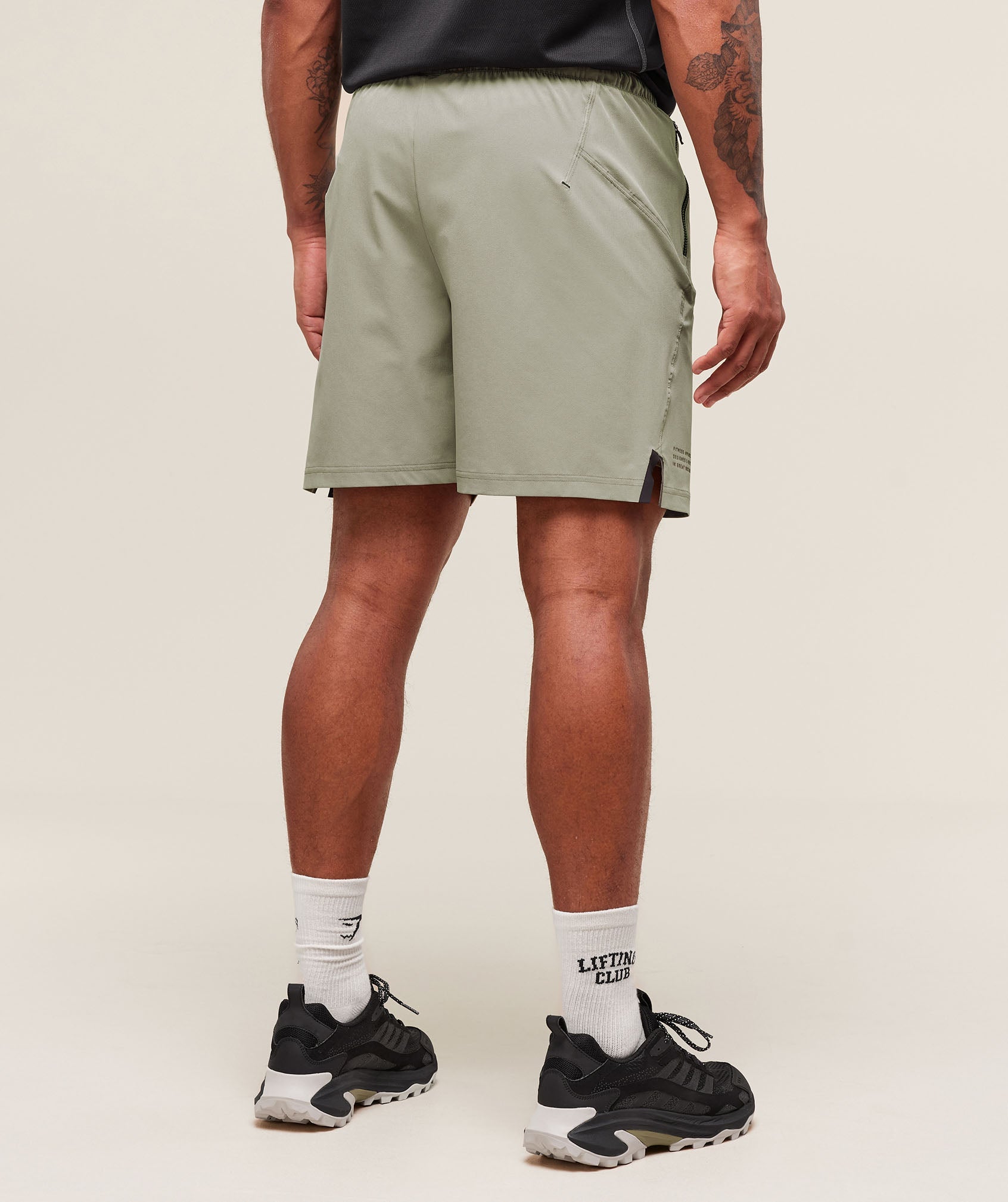 Gymshark Tactical 6" Short - Chalk Green