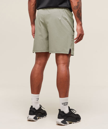 Gymshark Tactical 6" Short - Chalk Green