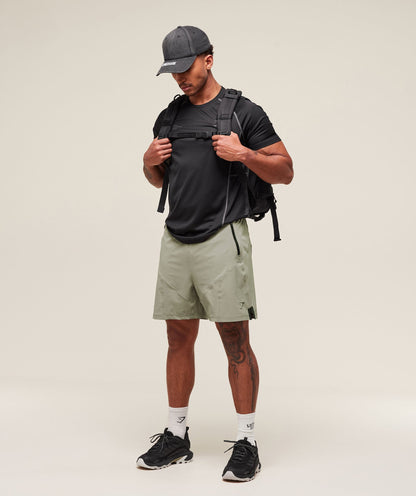 Gymshark Tactical 6" Short - Chalk Green