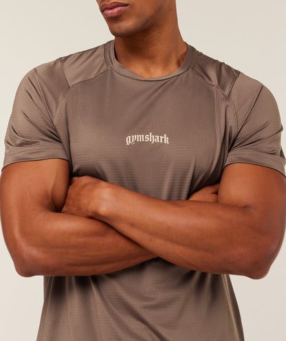 Gymshark Tactical T-Shirt - Soft Brown