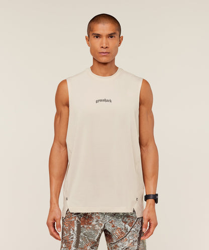 Gymshark Tactical Tank - Oat White