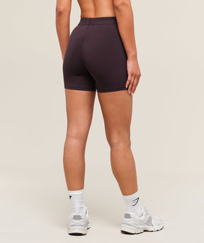 Gymshark Training 5' Cycling Shorts - Plum Brown