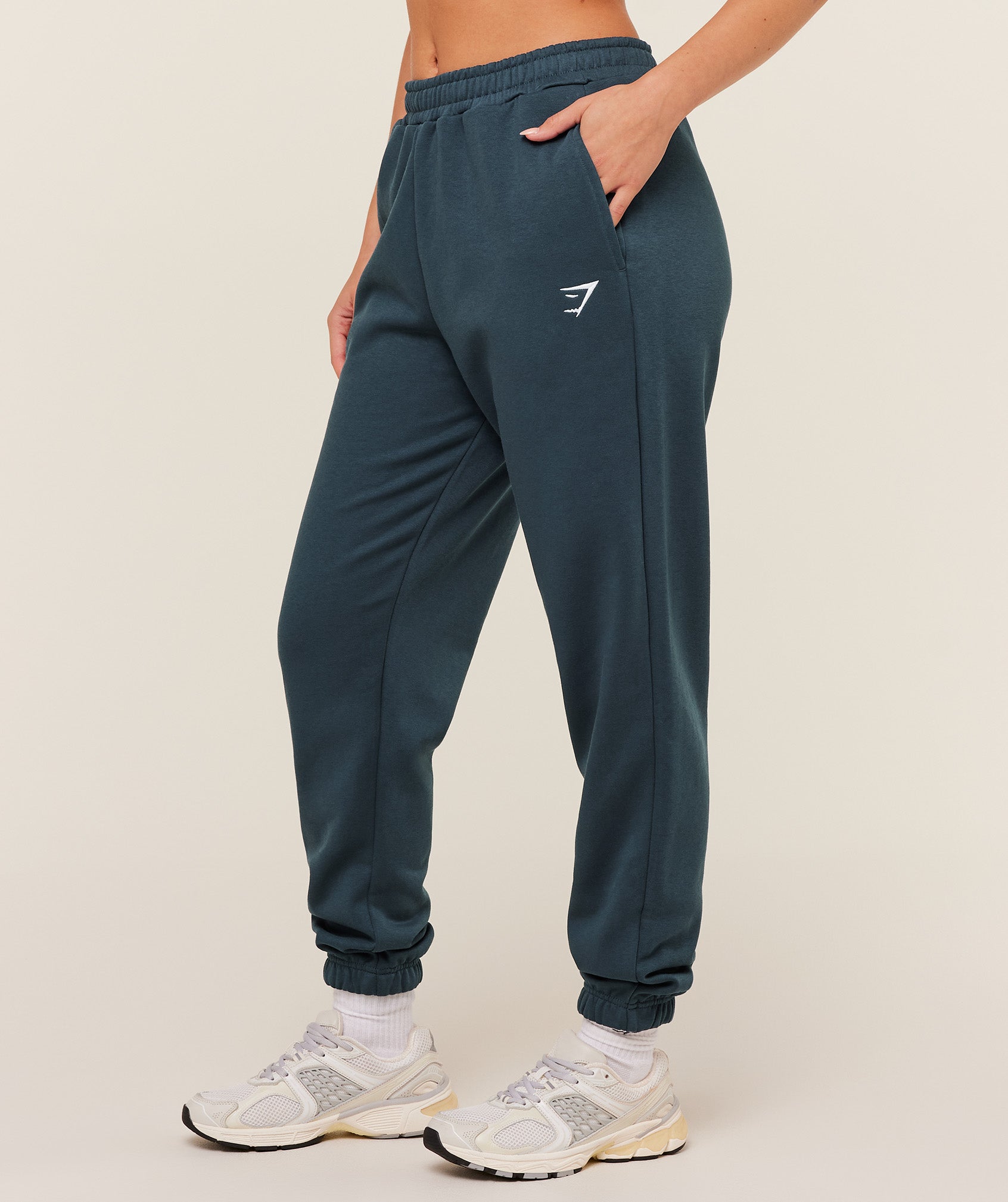 Gymshark Training Fleece Joggers - GS Stealth Blue