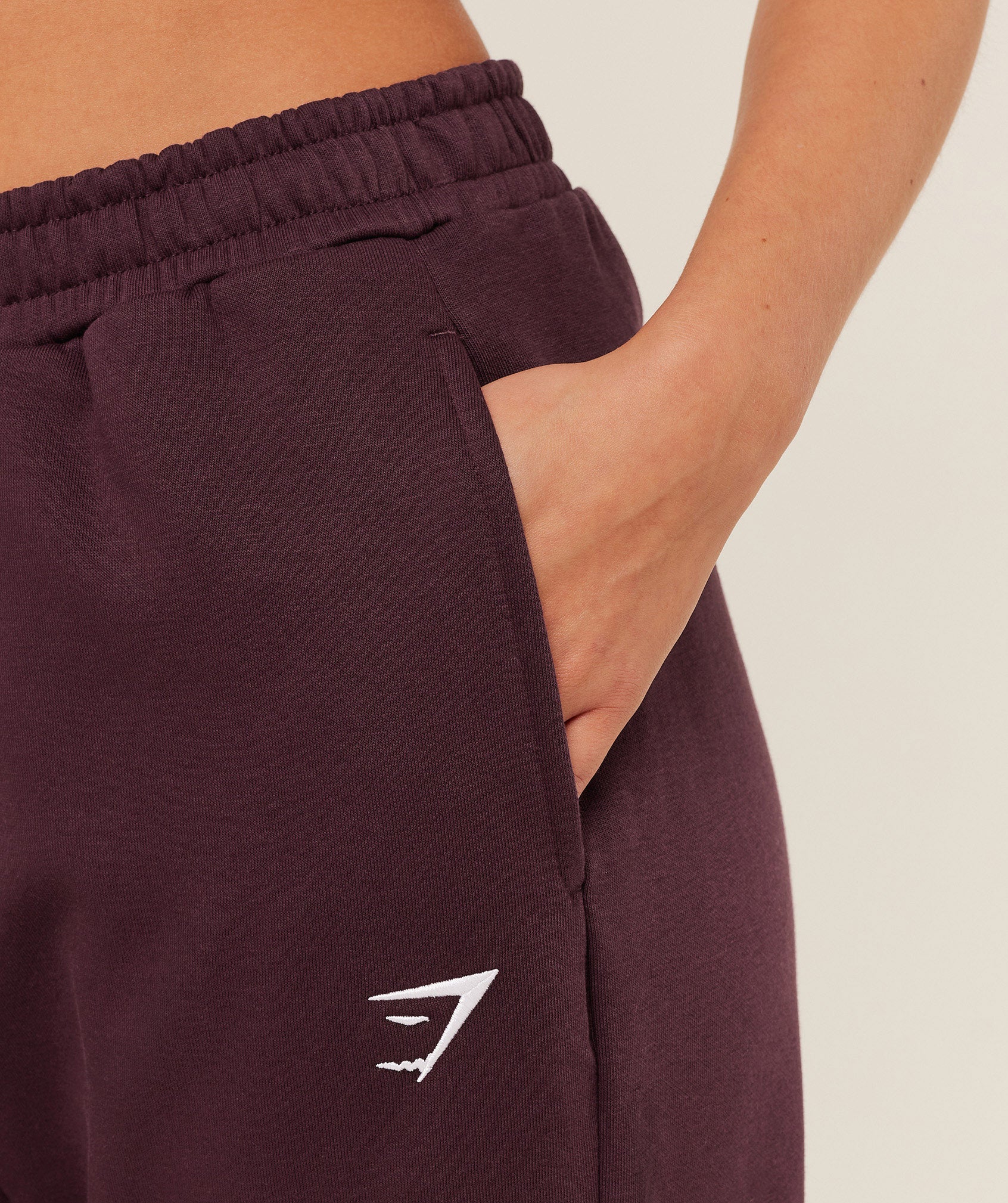Gymshark Training Fleece Straight Leg Jogger - GS Cherry Purple