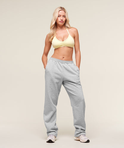 Gymshark Training Fleece Straight Leg Jogger - Light Grey Core Marl