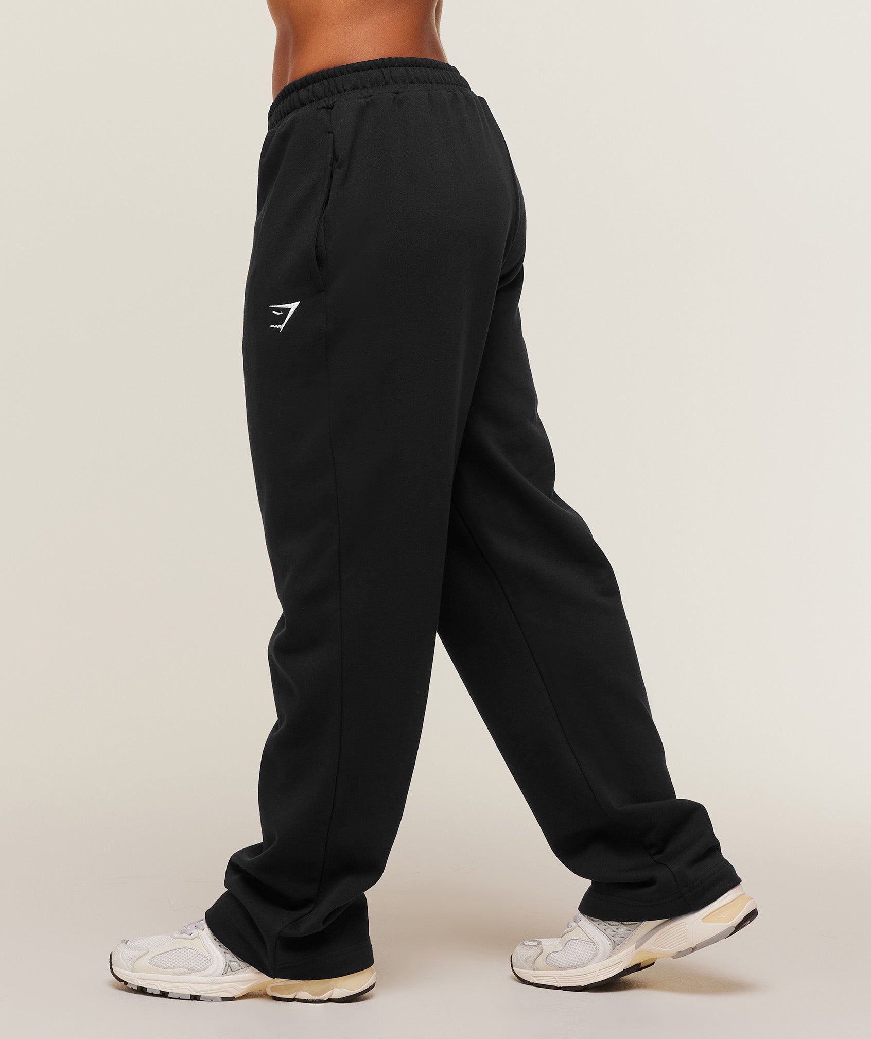Gymshark Training Fleece Straight Leg Short Pant - Black