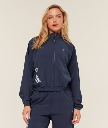 Gymshark Training Everyday Woven Jacket - Heavy Blue