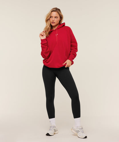 Gymshark Training Oversized Fleece Hoodie - Carmine Red