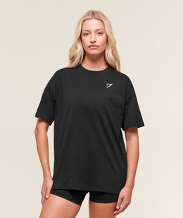 Gymshark Training Oversized T-Shirt  - Black