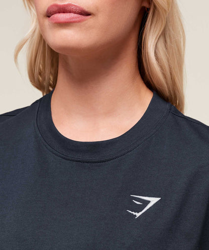 Gymshark Training Oversized T-Shirt - Heavy Blue