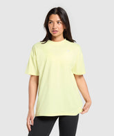 Gymshark Training Oversized T-Shirt - Refresh Yellow