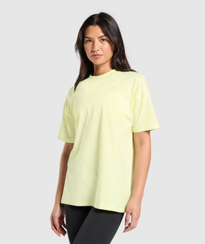 Gymshark Training Oversized T-Shirt - Refresh Yellow