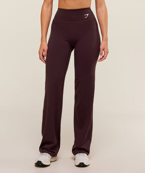 Gymshark Training Straight Leg Leggings - Cherry Purple
