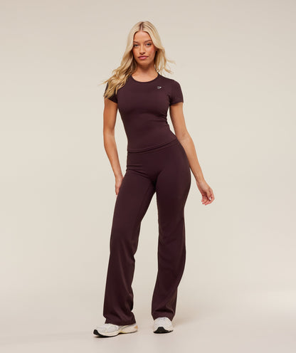 Gymshark Training Straight Leg Legging - Cherry Purple