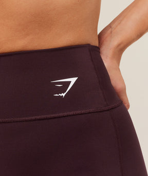 Gymshark Training Straight Leg Leggings - Cherry Purple