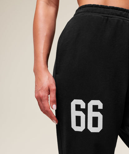 Gymshark Campus Graphic Oversized Jogger - Black