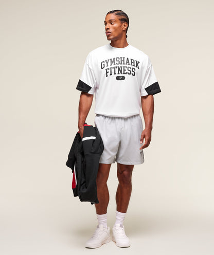 Gymshark Campus 7" Shorts - Light Grey