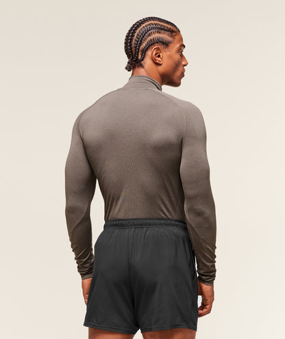 Gymshark Vital 1/4 Zip - Camo Brown/Linen Brown