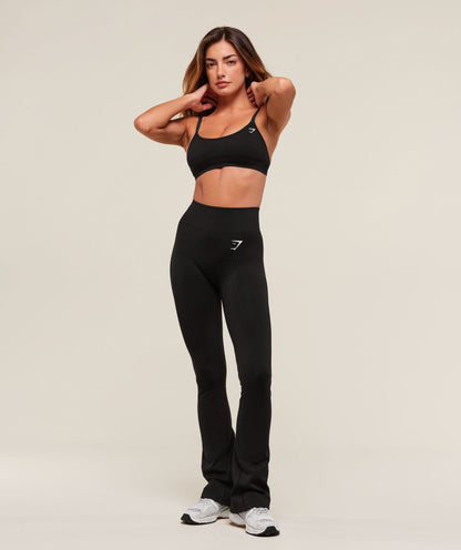 Gymshark Vital Soft Flared Leggings - Black