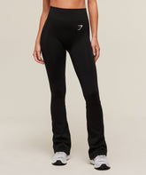 Gymshark Vital Soft Flared Leggings - Black
