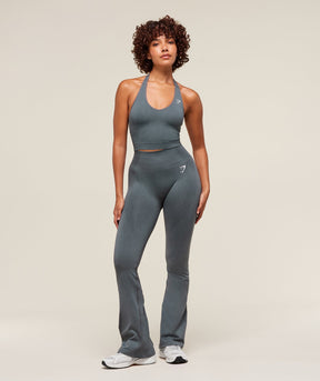 Gymshark Vital Soft Flared Leggings - Strong Grey/Marl