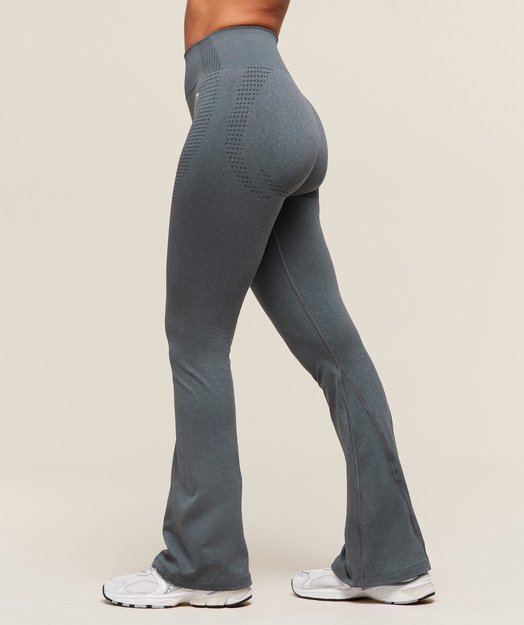 Gymshark Vital Soft Flared Leggings - Strong Grey/Marl