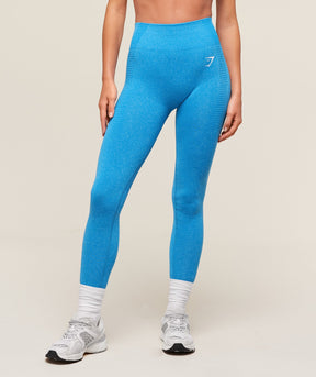 Gymshark Vital Soft Leggings - Electric Blue/Marl