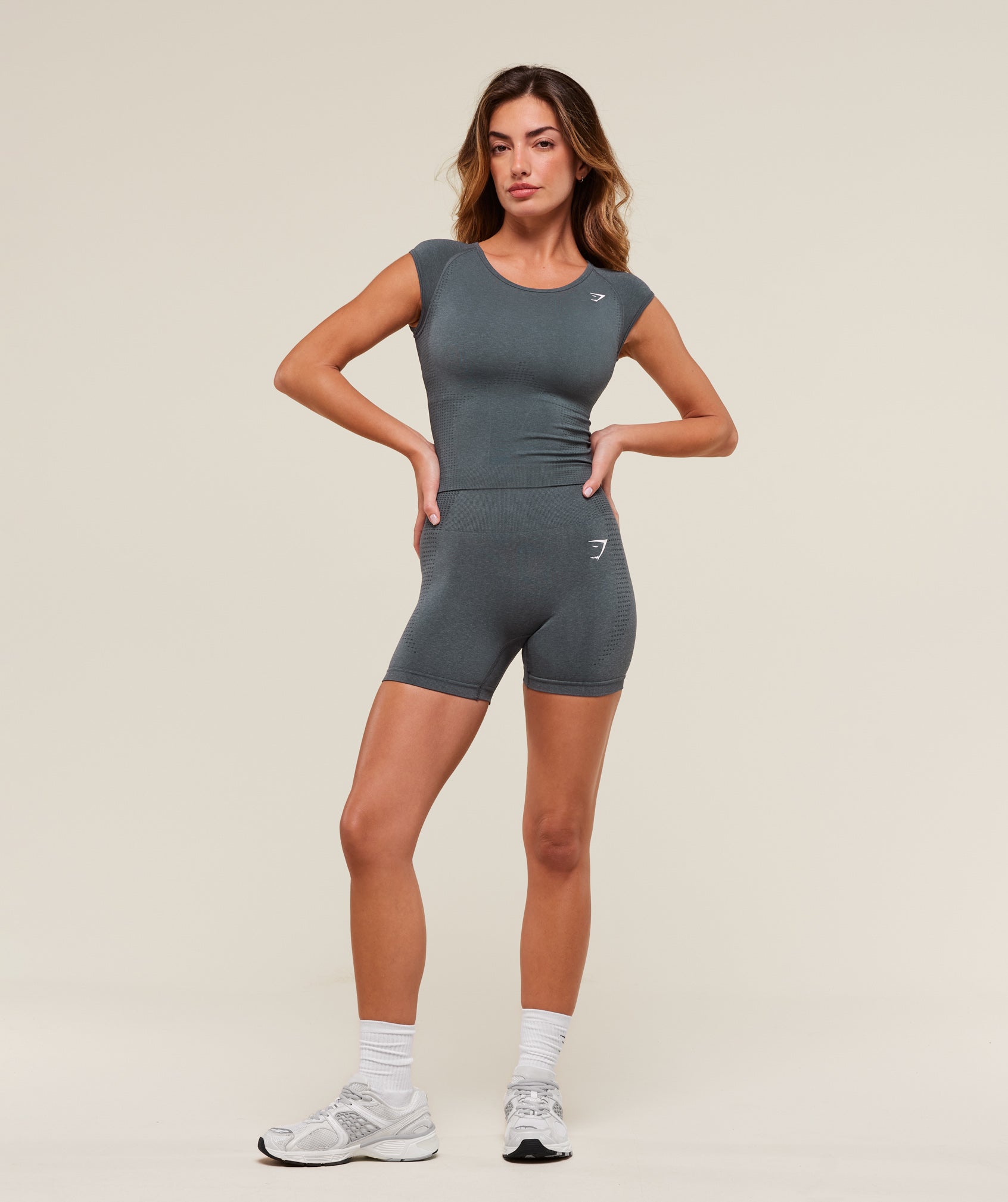 Gymshark Vital Soft Short - Strong Grey/Marl