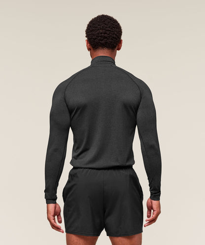 Gymshark Vital 1/4 Zip - Black/Silhouette Grey