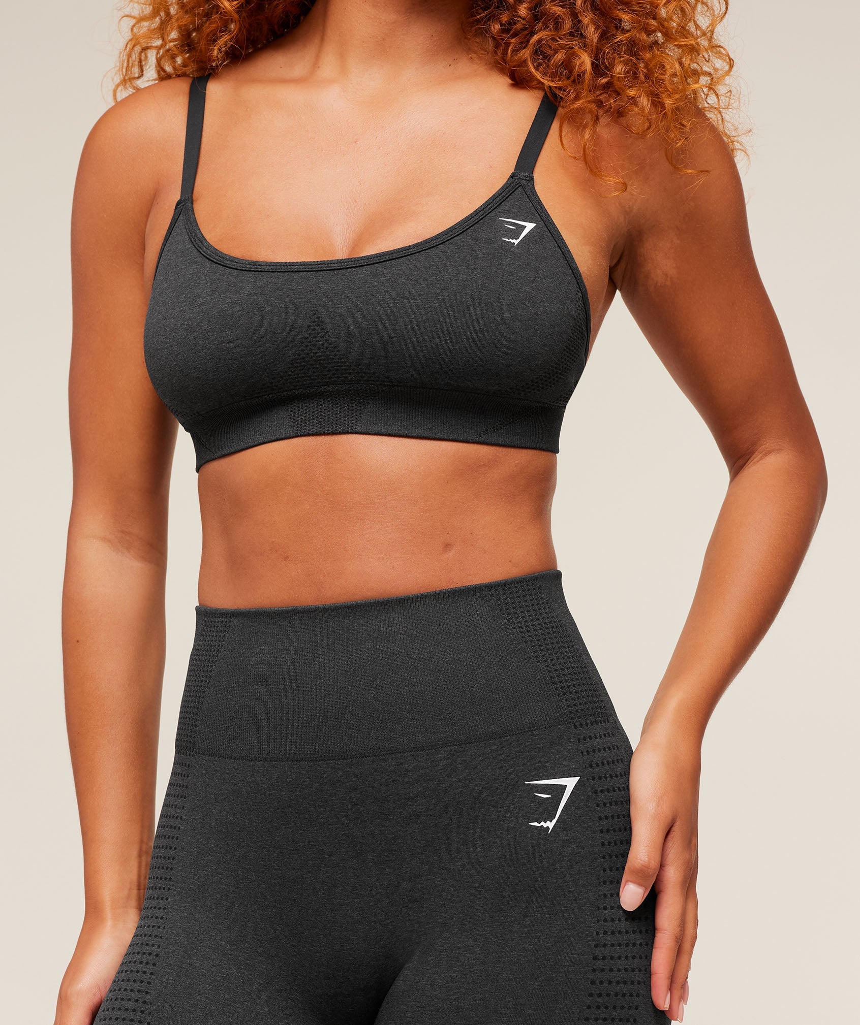 Gymshark Vital Regular Leggings - Black Marl