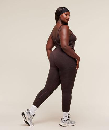 Gymshark Vital Regular Leggings - Rich Maroon/Marl