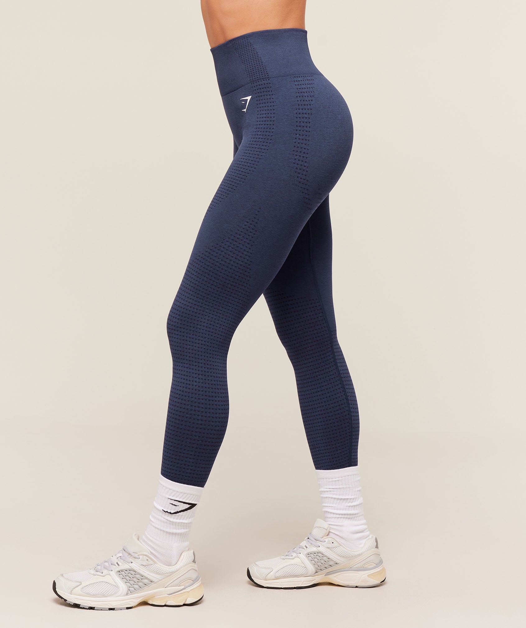 Gymshark Vital Regular Leggings - Heavy Blue Marl